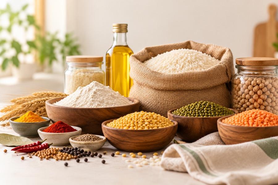 Indian pantry staples